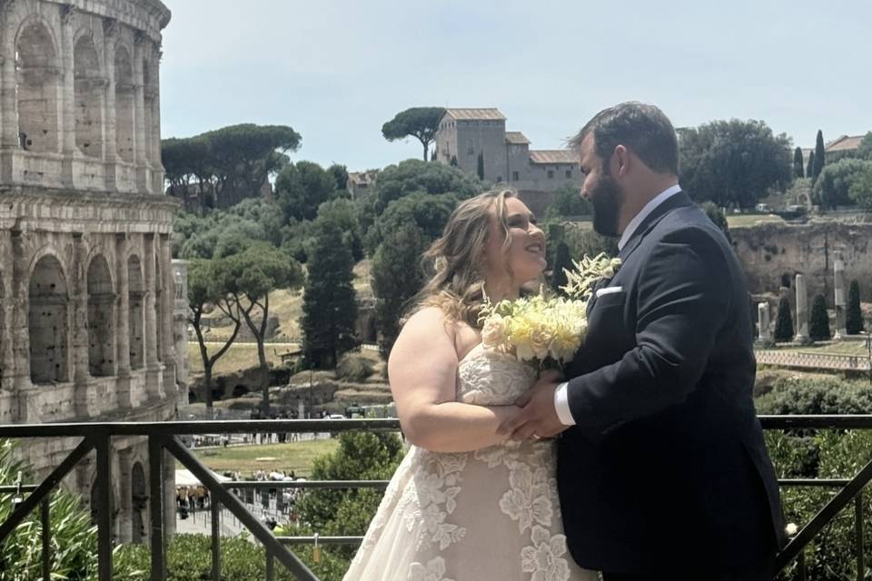 Acconciatura Roma sposa