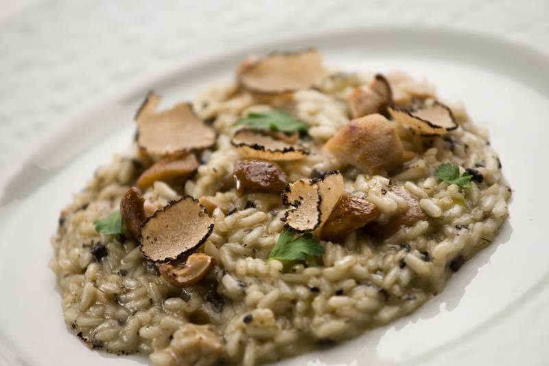 Risotto al tartufo e porcini