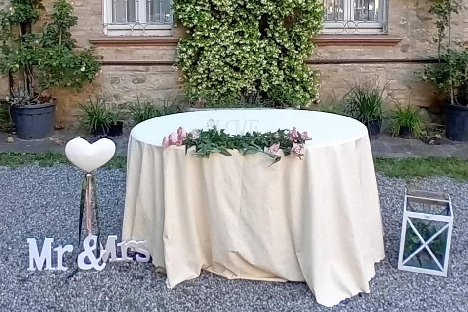 Taglio torta in Corte