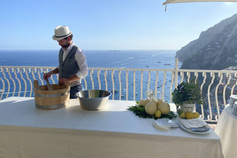 Preparativi a Positano