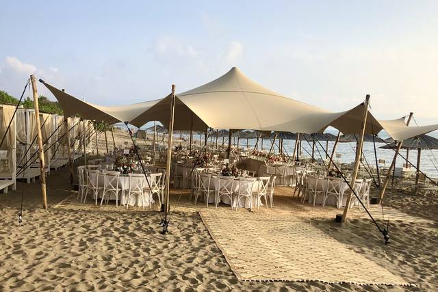 Allestimento con tenda beduina