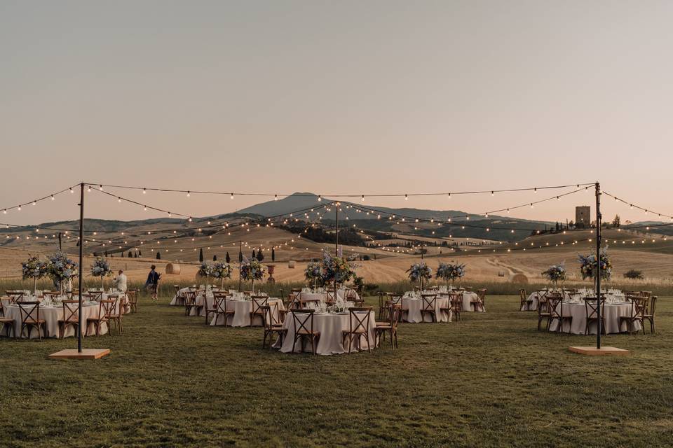 Luminarie, val d'orcia