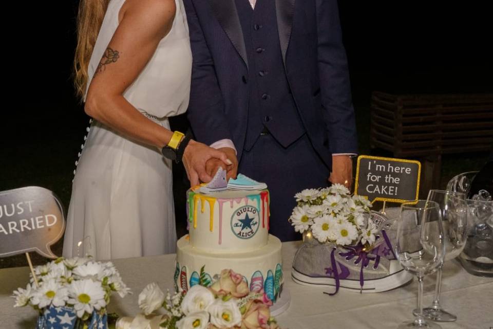 Giulio e Alice wedding cake