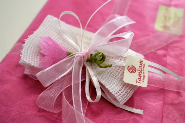 Bomboniera primavera rosa