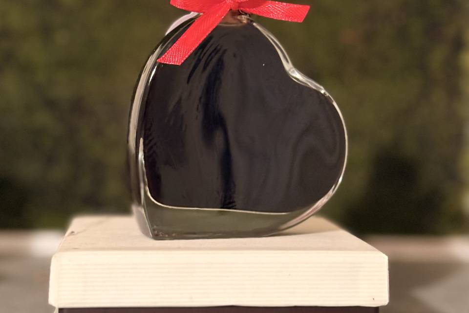 Bottiglia a cuore semplice