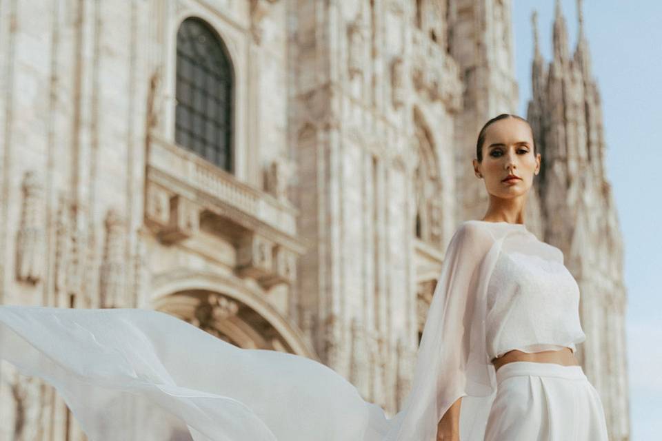 Pantaloni palazzo sposa ideee