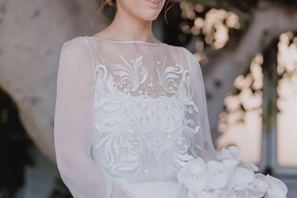 Abito su misura Chiffon seta