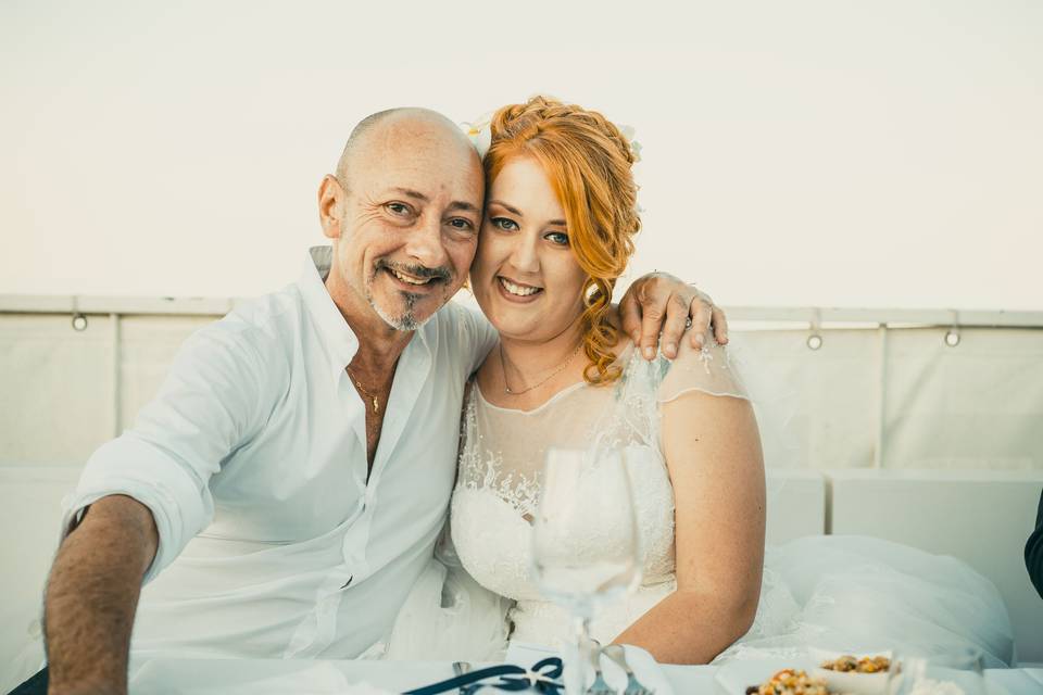 Foto con la sposa