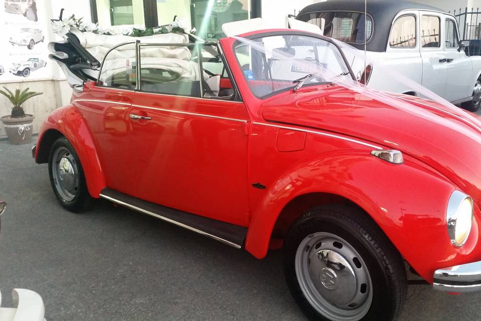 Maggiolino cabrio red