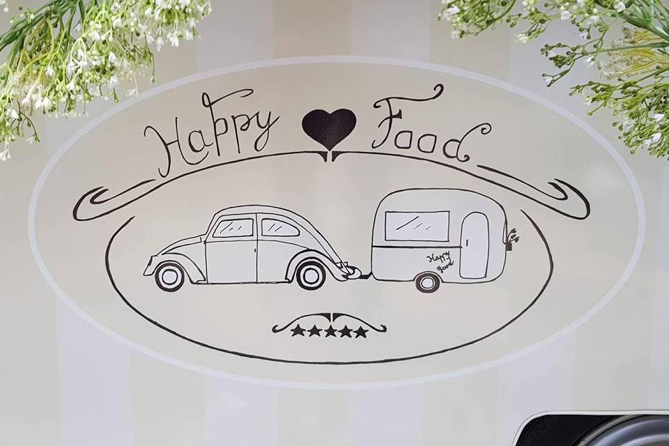 Happy food caravan