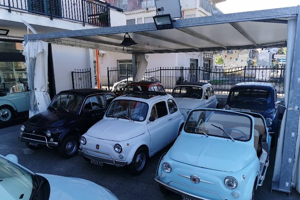 Noleggio fiat 500 d epoca