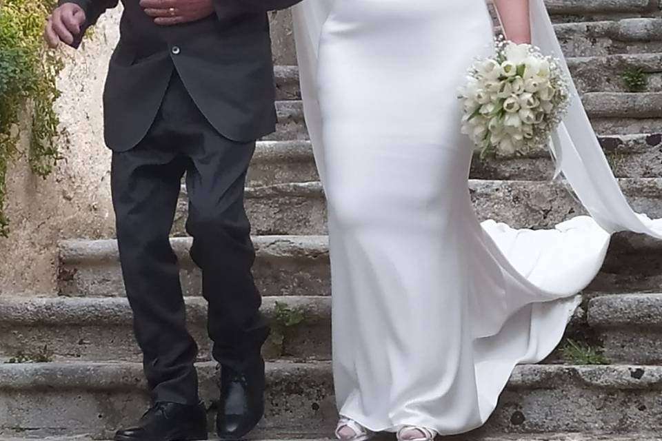 Sposa cn il suo papà