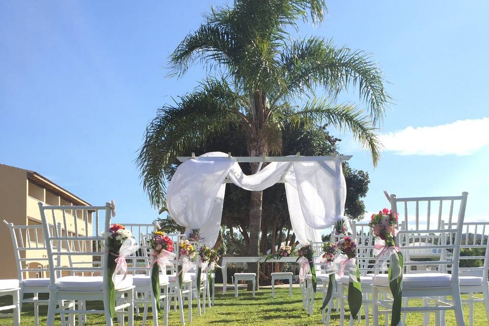 Allestimento Cerimonia Piscina