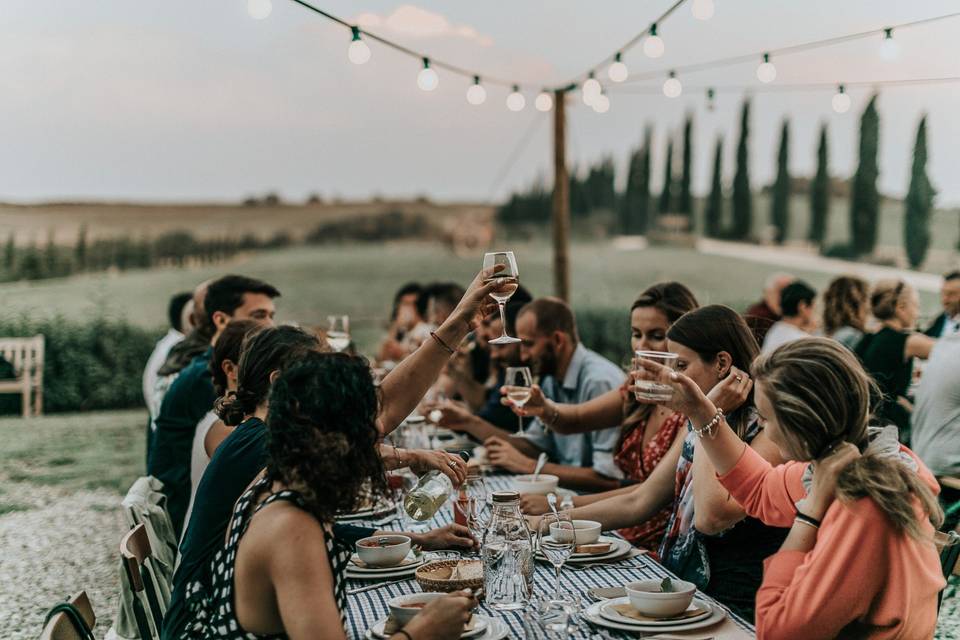 A table full of friends