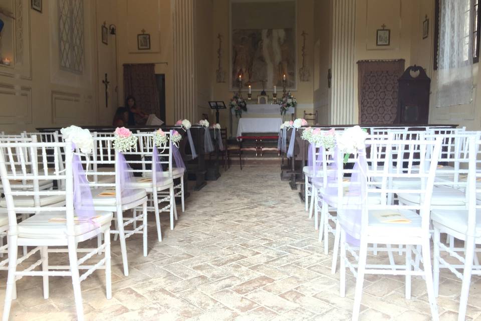 Allestimento matrimonio