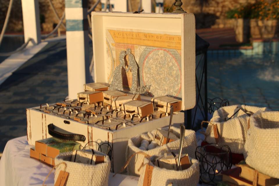 Tableau mariage stile viaggio