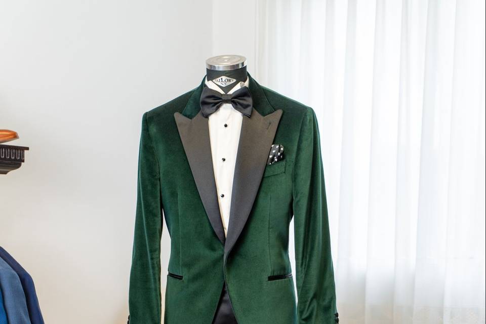 Abito verde completo
