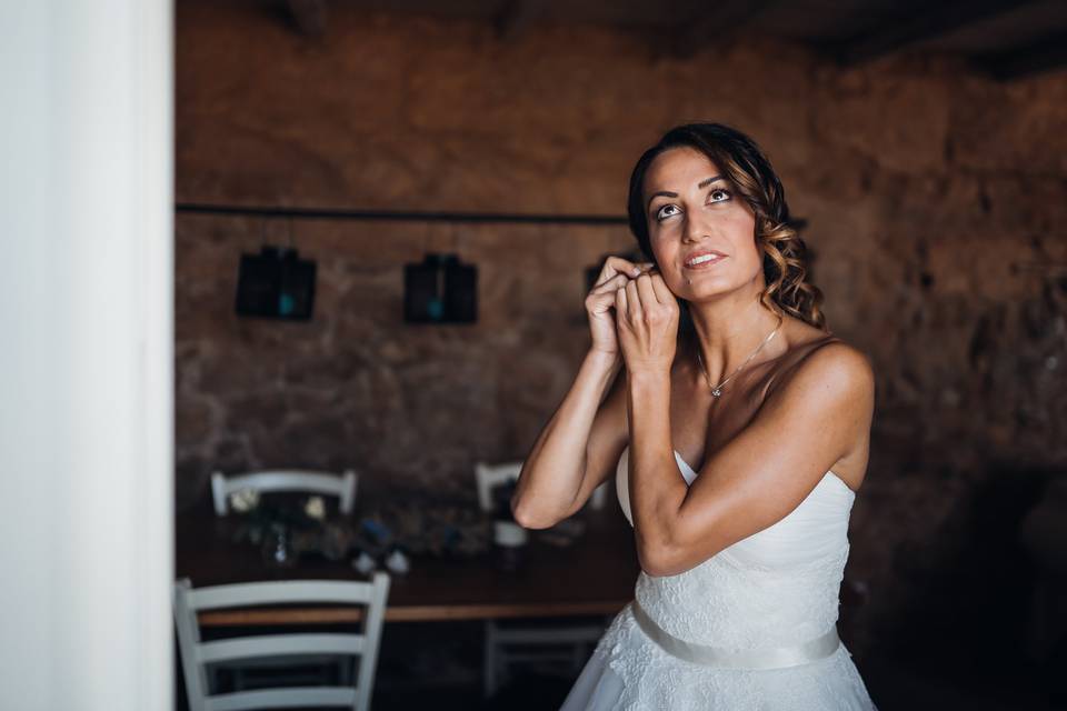 Preparazione sposa