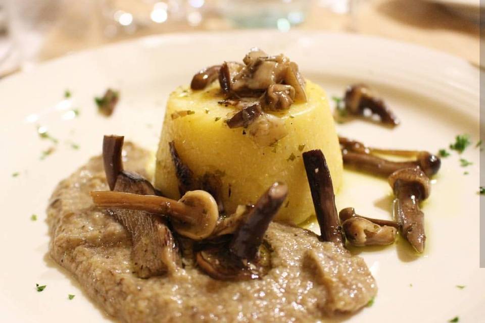 Polentina ai funghi