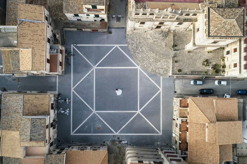 Foto aerea col drone