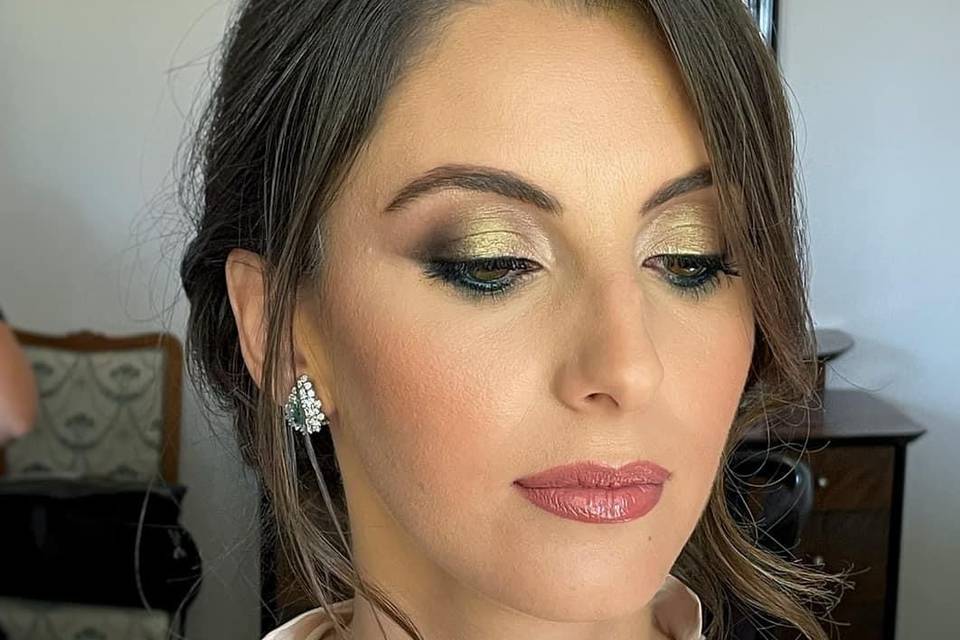 Trucco sposa verde