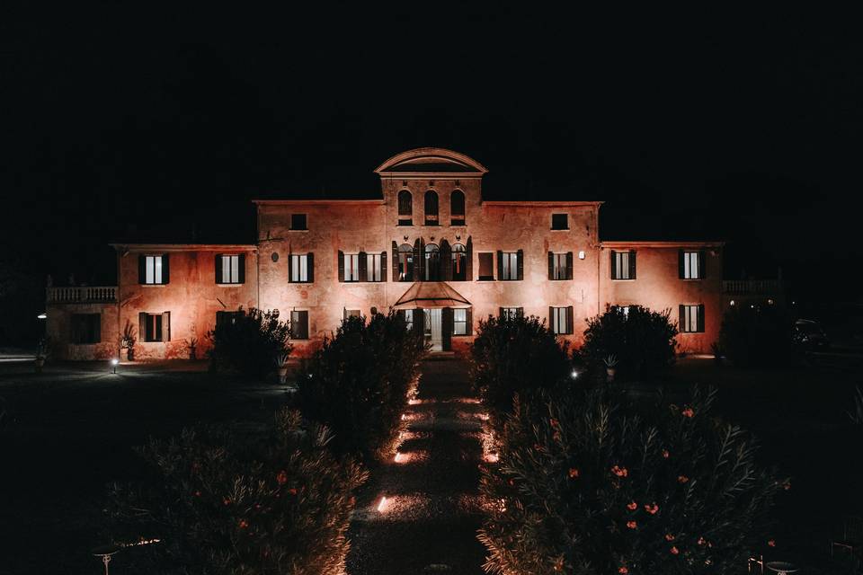 Villa illuminata