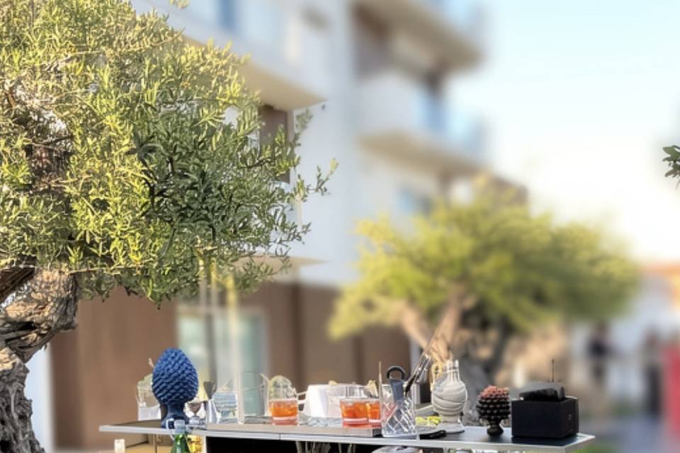 Postazione open bar