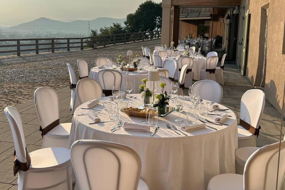 Cena in terrazza