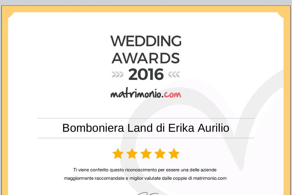 Bomboniera Land di Erika Aurilio