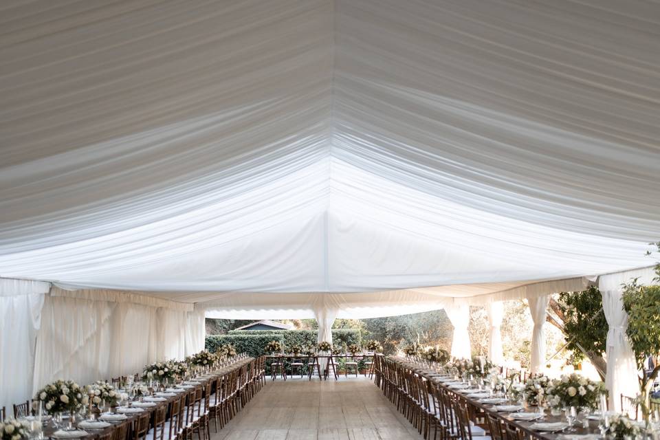 Pranzo sotto il gazebo