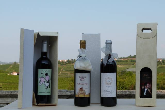 B Paper - Bottiglia vino personalizzata - un regalo speciale al