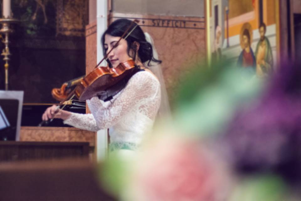 Ho suonato al mio matrimonio