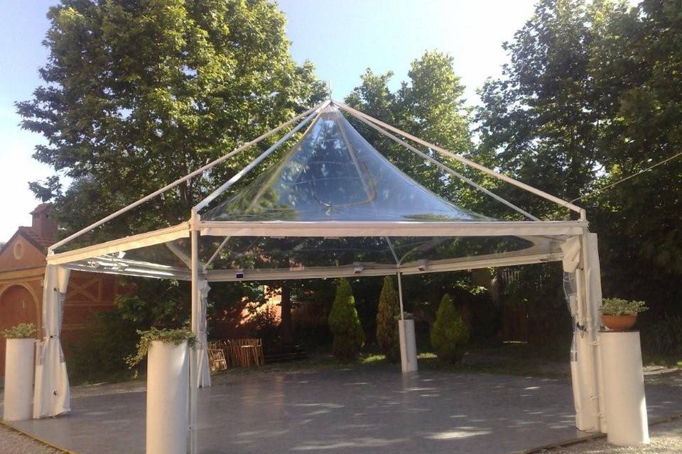 Gazebo Esagonale in Cristall