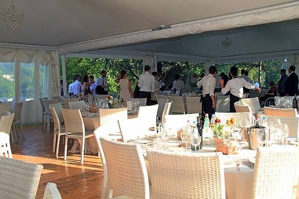 Catering in giradino