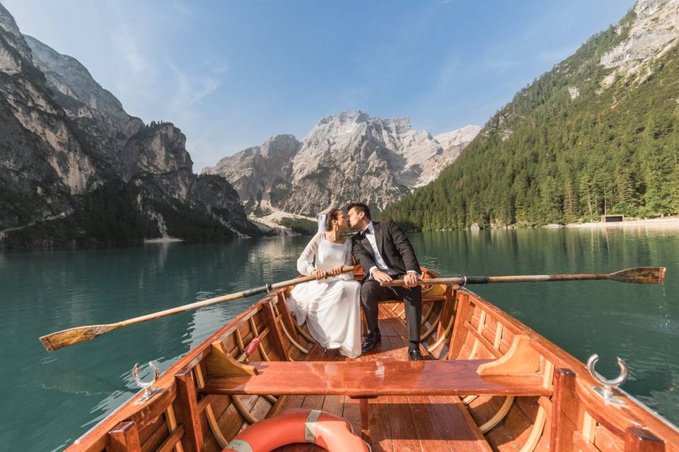 Matrimonio al lago di Braies