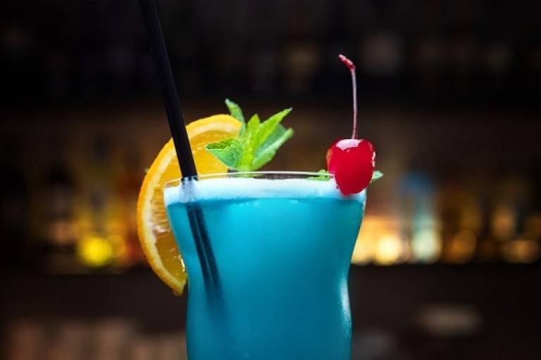 Blue sky cocktail