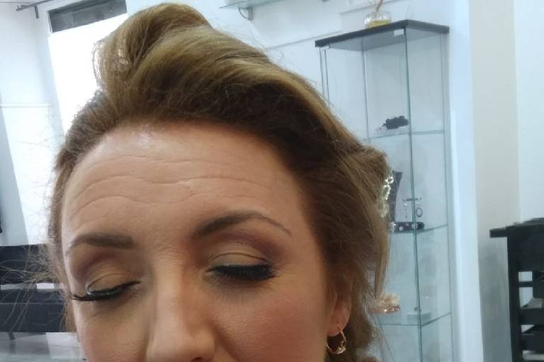 Hair and make up by Glamour