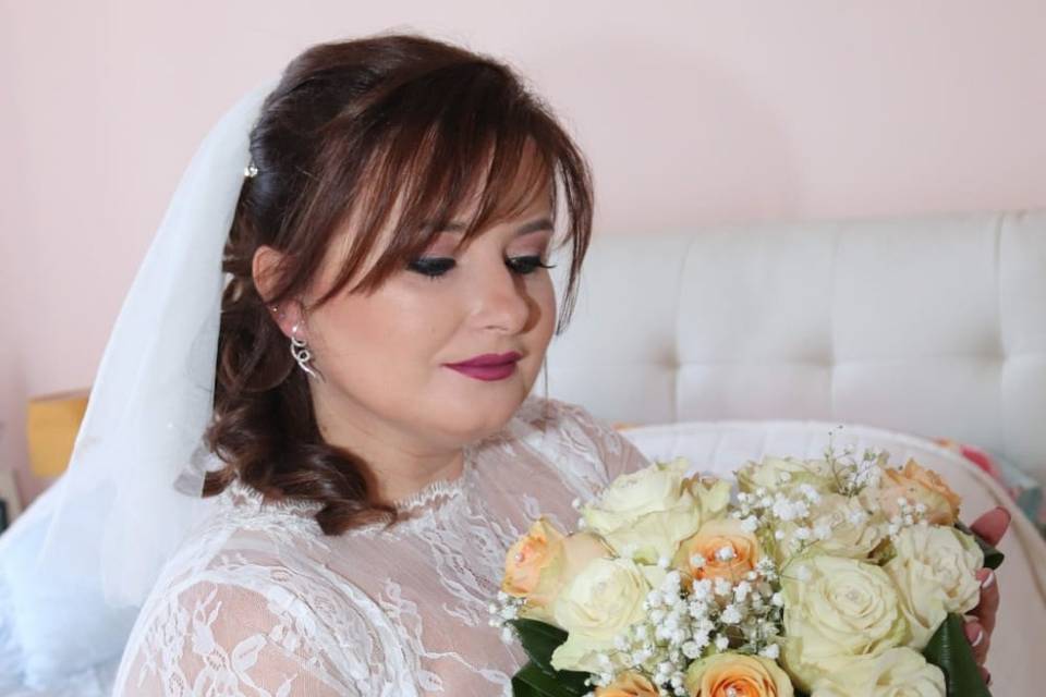 Make-up sposa sui toni del mal