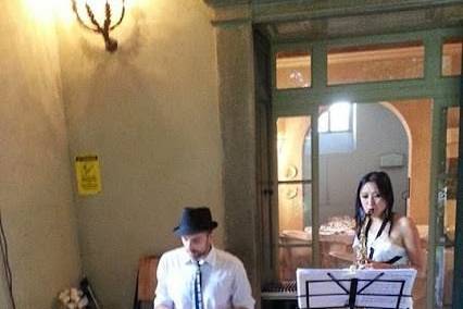 Sax e piano - Villa Valenca