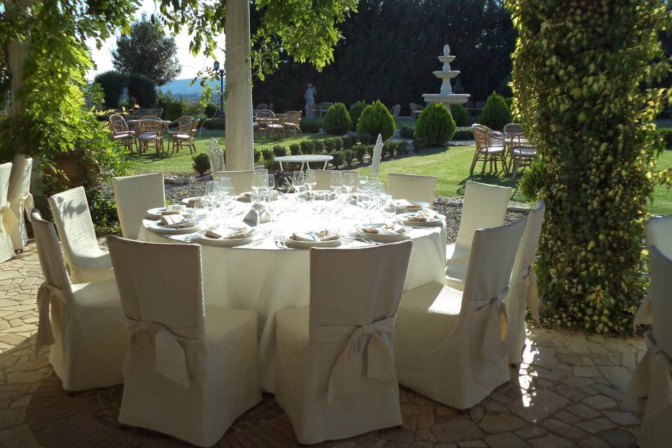 Vista sul giardino italiano