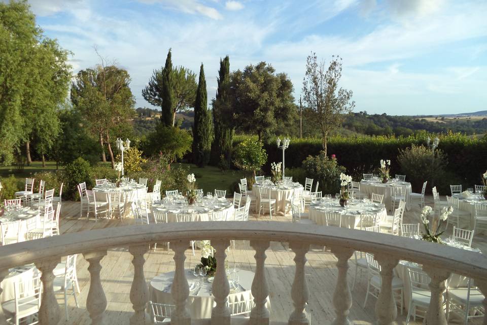 Vista dal balconcino