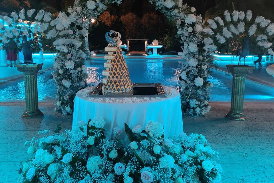 Allestimento taglio torta