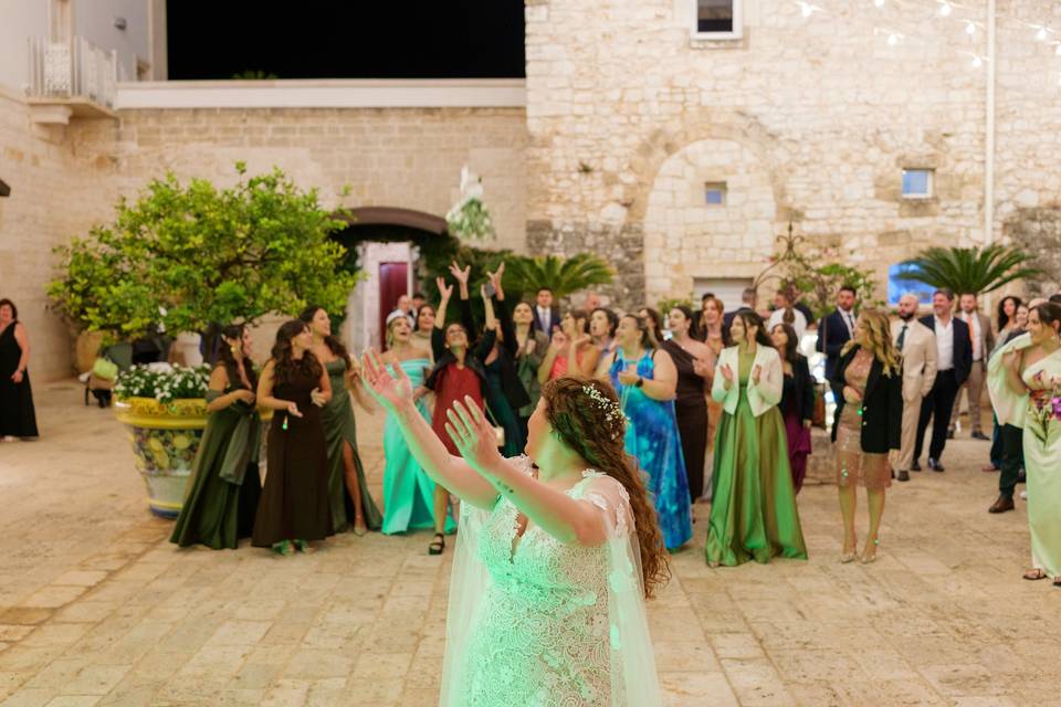 Lancio bouquet