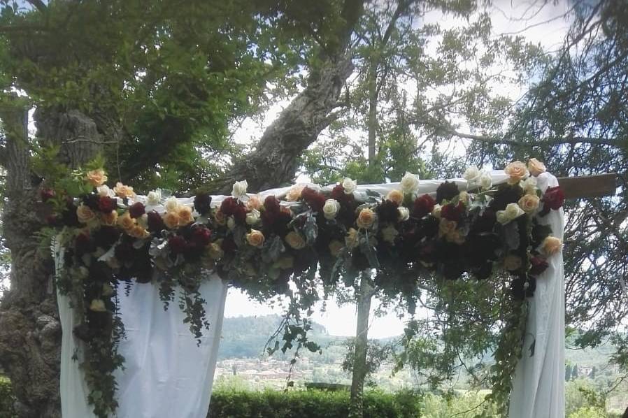 Matrimonio con arco