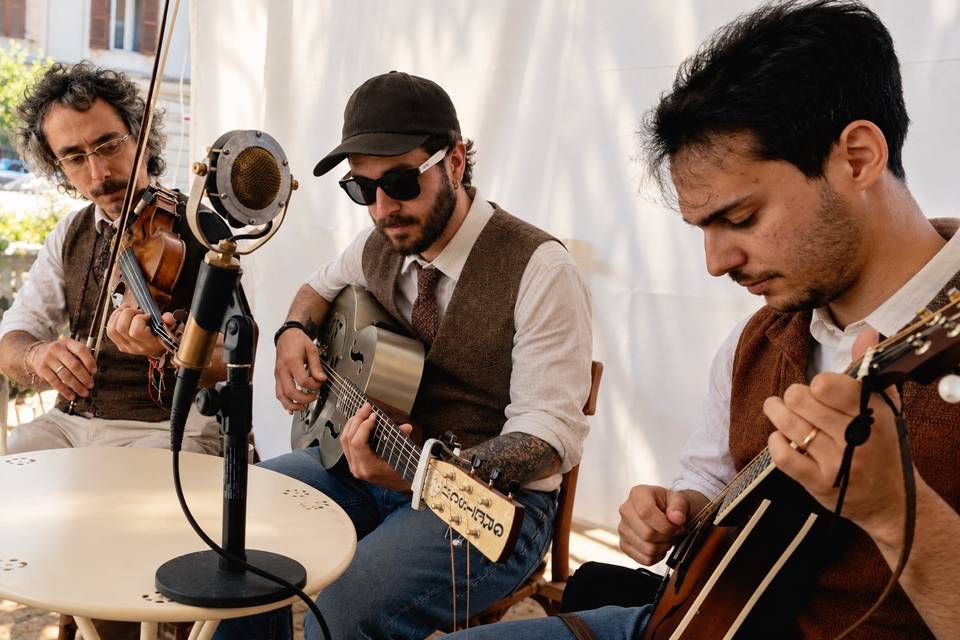 Fiddle, resonator and mandolin