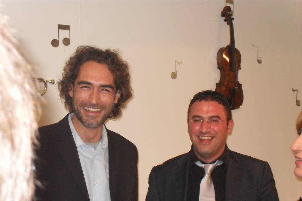 M° Francesco Schiattarella con Sergio Muniz