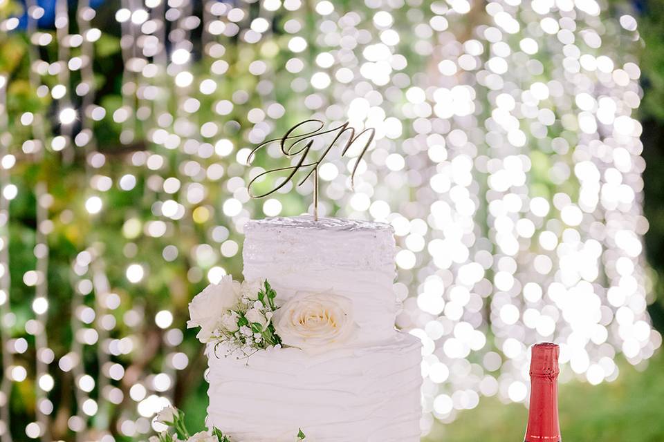 G+M Wedding cake