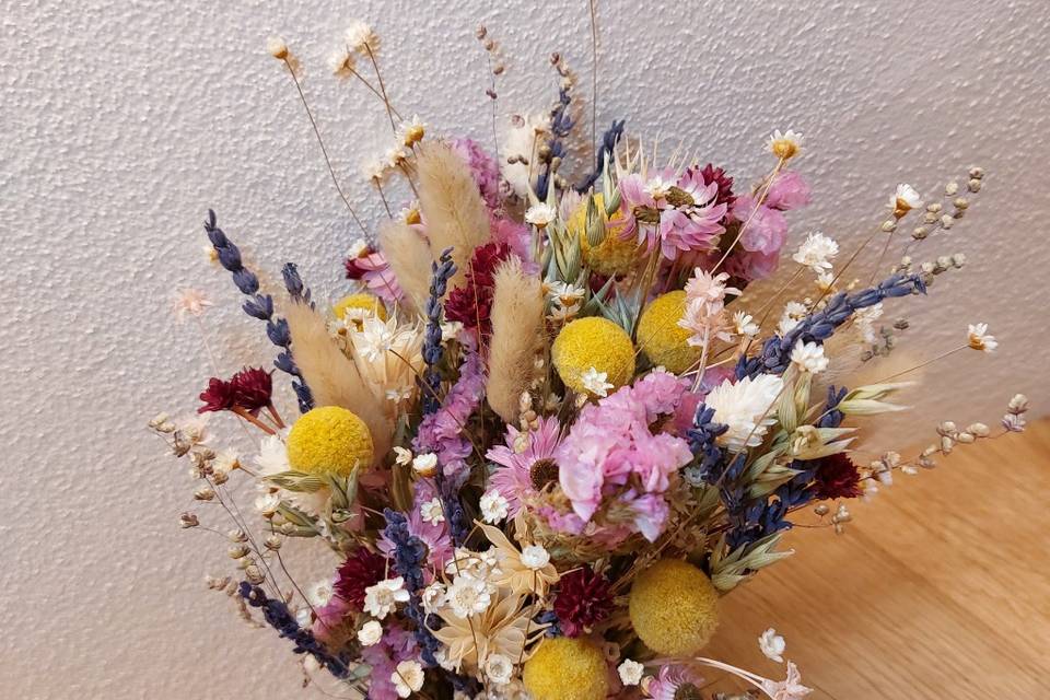 Bouquet di fiori secchi