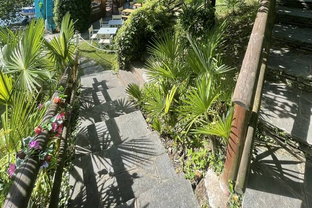 Walking down to Explora Beach