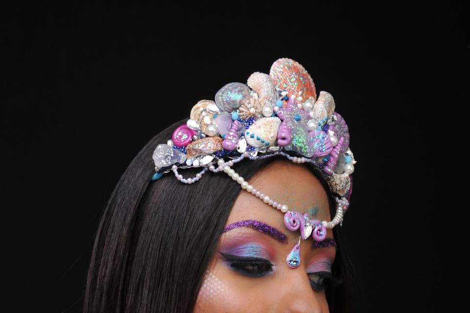Trucco artistico. Sirena